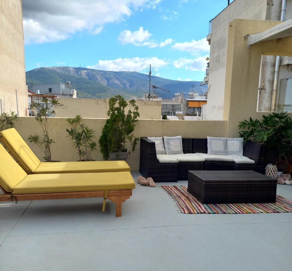 Inspiration Guestroom With Amazing Roof Garden Athens Exterior photo